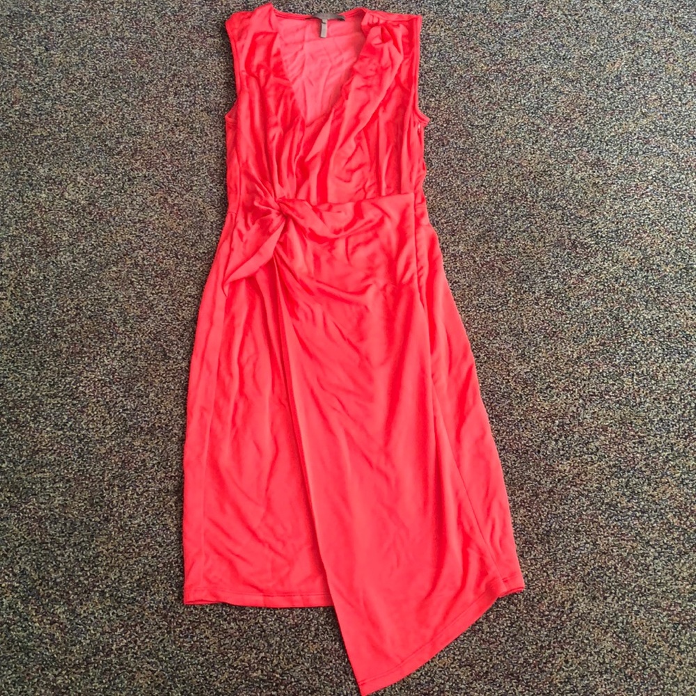 Halston heritage pink dress size medium